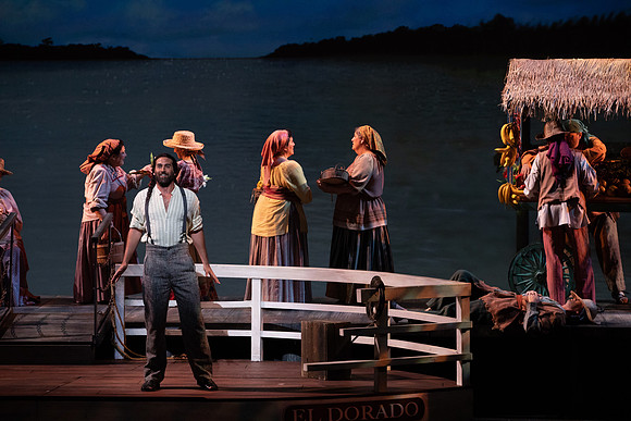 Florencia en el Amazonas Opera in 2 Acts  Libretto by Marcela Fuentes - Berain First performed: 1996, Wortham Theater Center, Houston Last performed by Florida Grand Opera company premiere Performed i
