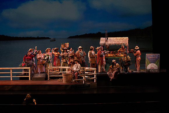 Florencia en el Amazonas Opera in 2 Acts  Libretto by Marcela Fuentes - Berain First performed: 1996, Wortham Theater Center, Houston Last performed by Florida Grand Opera company premiere Performed i
