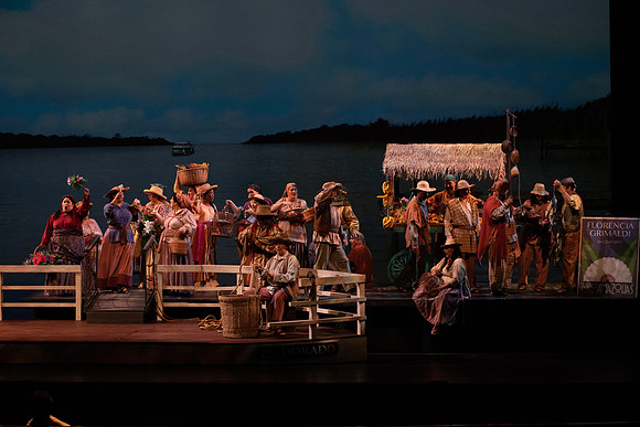 Florencia en el Amazonas Opera in 2 Acts  Libretto by Marcela Fuentes - Berain First performed: 1996, Wortham Theater Center, Houston Last performed by Florida Grand Opera company premiere Performed i