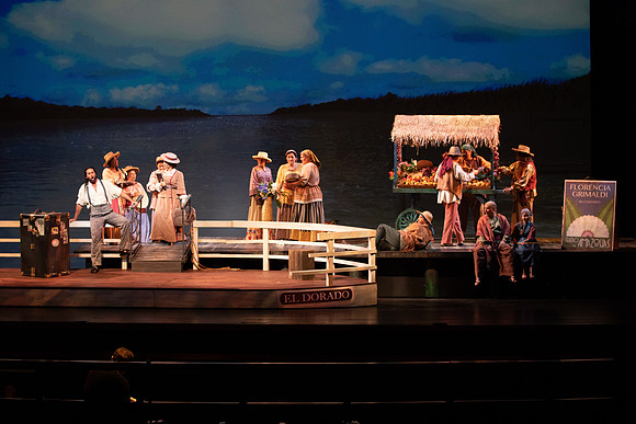 Florencia en el Amazonas Opera in 2 Acts  Libretto by Marcela Fuentes - Berain First performed: 1996, Wortham Theater Center, Houston Last performed by Florida Grand Opera company premiere Performed i