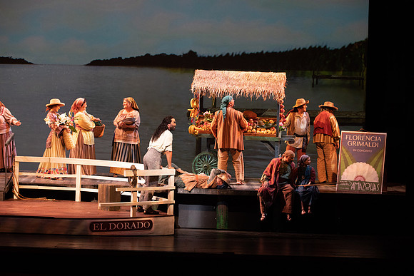 Florencia en el Amazonas Opera in 2 Acts  Libretto by Marcela Fuentes - Berain First performed: 1996, Wortham Theater Center, Houston Last performed by Florida Grand Opera company premiere Performed i