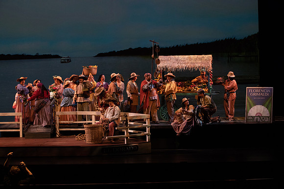 Florencia en el Amazonas Opera in 2 Acts  Libretto by Marcela Fuentes - Berain First performed: 1996, Wortham Theater Center, Houston Last performed by Florida Grand Opera company premiere Performed i