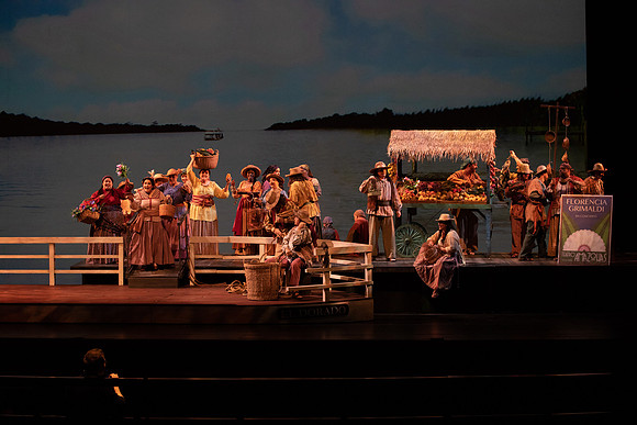 Florencia en el Amazonas Opera in 2 Acts  Libretto by Marcela Fuentes - Berain First performed: 1996, Wortham Theater Center, Houston Last performed by Florida Grand Opera company premiere Performed i