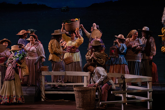 Florencia en el Amazonas Opera in 2 Acts  Libretto by Marcela Fuentes - Berain First performed: 1996, Wortham Theater Center, Houston Last performed by Florida Grand Opera company premiere Performed i