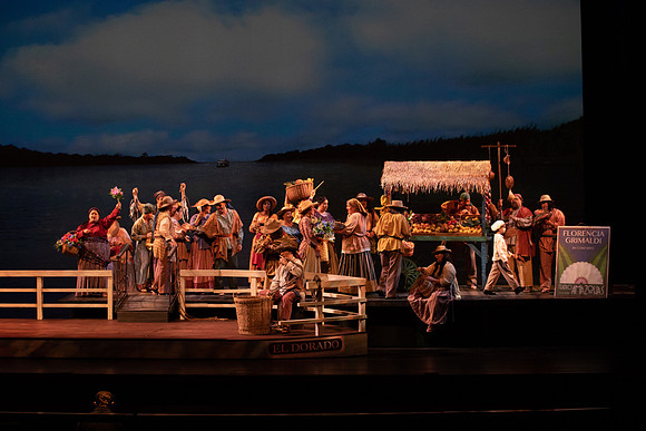Florencia en el Amazonas Opera in 2 Acts  Libretto by Marcela Fuentes - Berain First performed: 1996, Wortham Theater Center, Houston Last performed by Florida Grand Opera company premiere Performed i